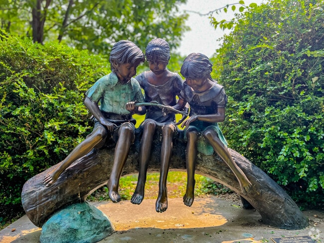 Beautiful sculptures and local artwork can be seen all over Lemoyne.