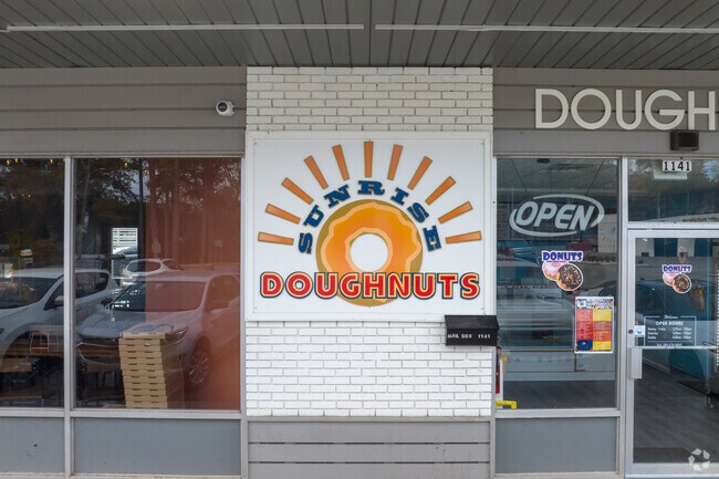 Sunrise Doughnuts sits in downtown Montevallo and delivers.