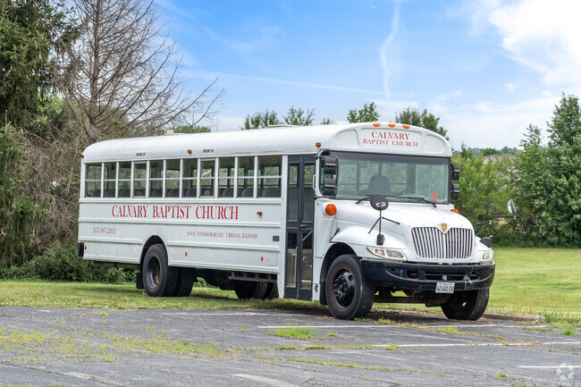 Calvary Baptist Christian Academy has its own school bus.