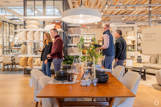 West Elm's interior in Strawberry Marin: where style meets comfort.