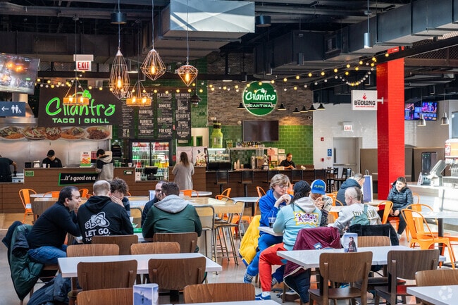 There is something for everyone at the District Food Hall in Oakbrook Center near Brook Forest.