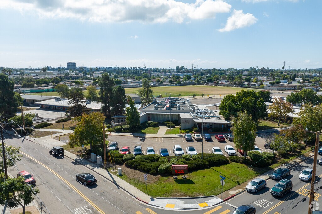 A view from above Sequoia Elementary School.