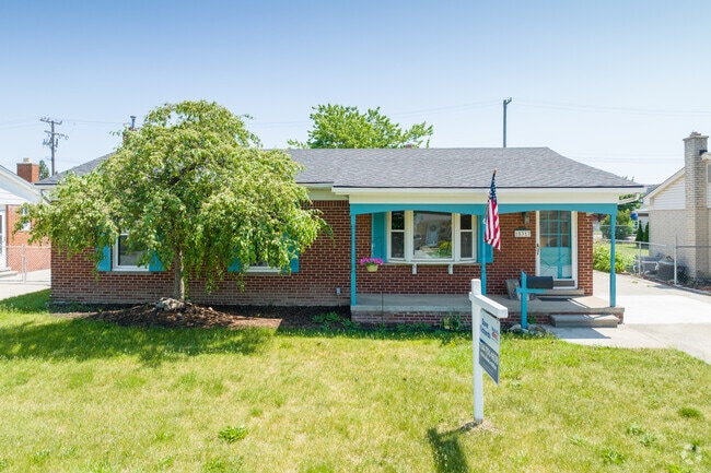 Traditional brick ranch style homes are available in Southgate.