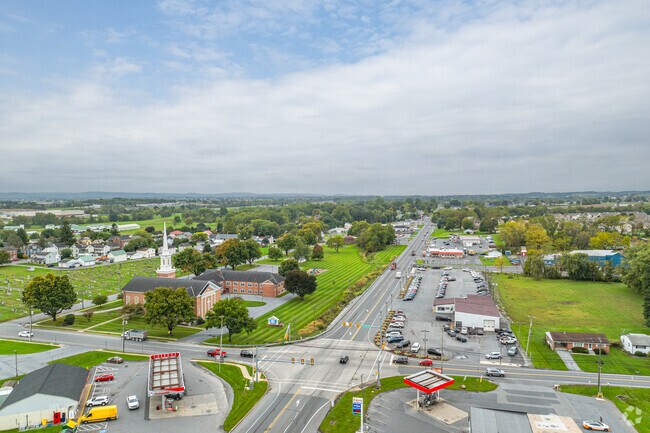 Highway 422 cuts directly through Jackson.