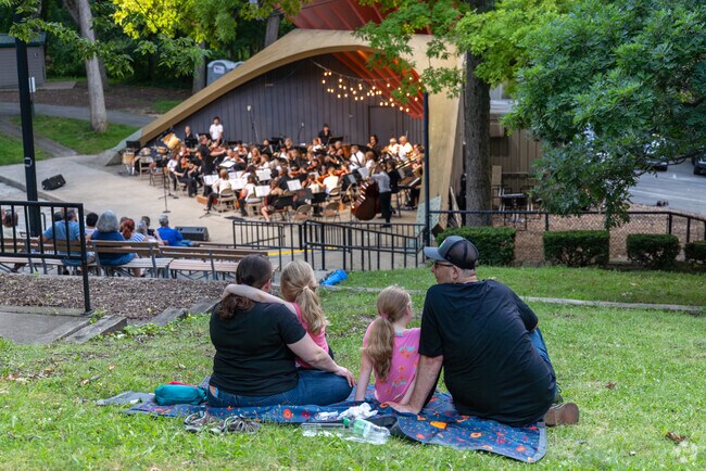 Families can stop by the Sinnissippi Music Park Shell in Rockford for some summer fun.