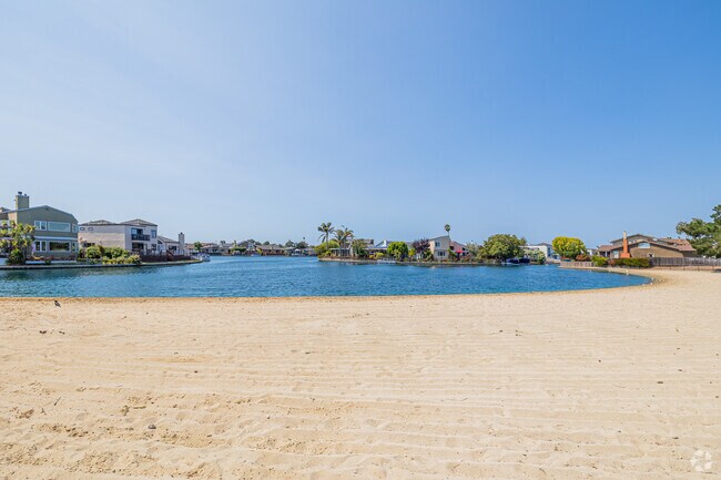Catch a tan on the beach at Marlin Park in Foster City.