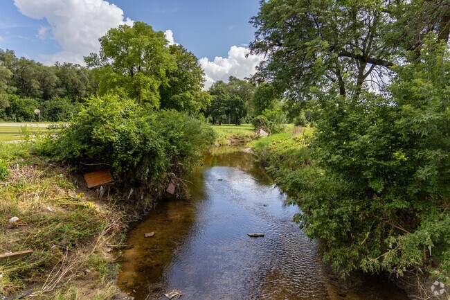 Tenth Avenue Park has nearly nine acres, with Keith Creek flowing through.