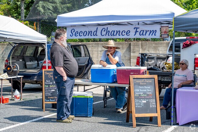 Check out the weekly farmer's market, where Farmville residents can get fresh produce, plants and more.