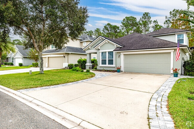 You will find ranch-style homes with a variety of exterior coverings in Saint Johns.