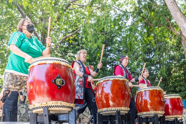 Japanese Festival in Miami features vibrant drum performances and cultural displays.