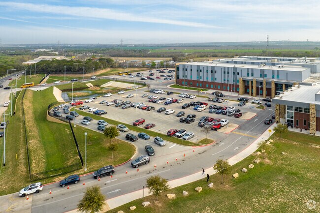 Veterans Memorial High School serves students in grades 9 through 12.