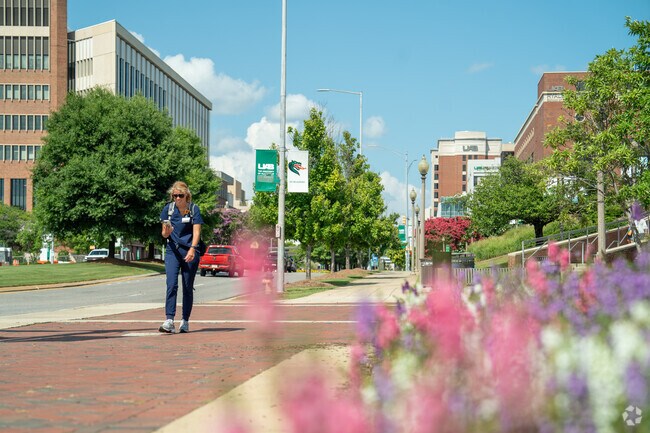 Go for a walk on your lunch break at the UAB Campus Green in Five Points South.