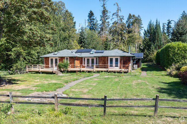 Ranch-style homes on large secluded lots can be found in the Port Gamble Tribal Community