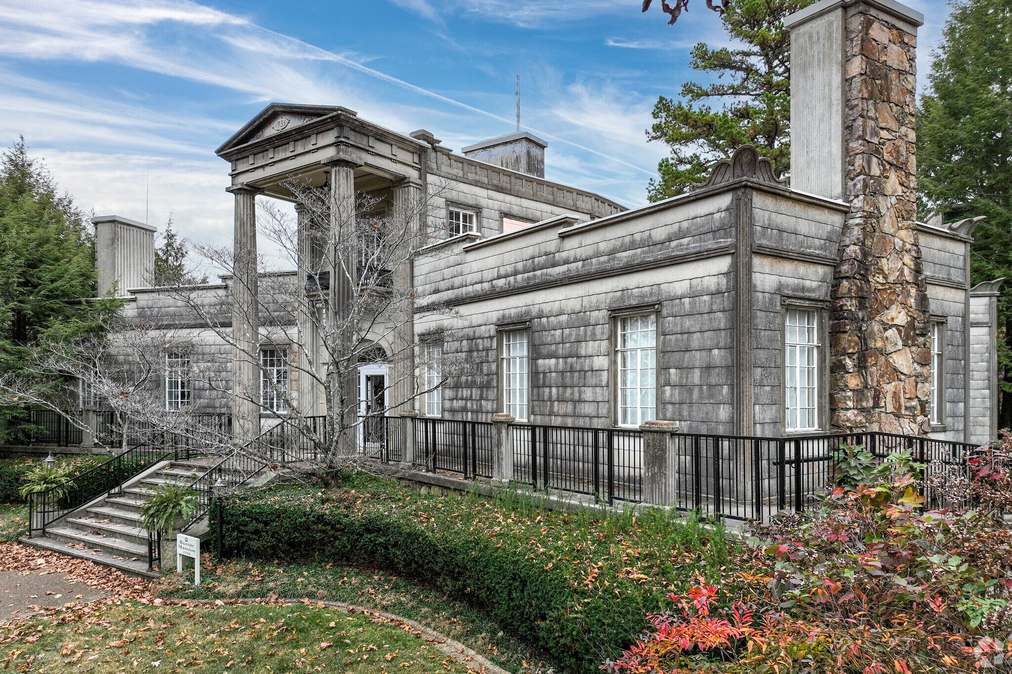 The Mansion at Burritt on the Mountain was constructed to take advantage of the crosswinds.