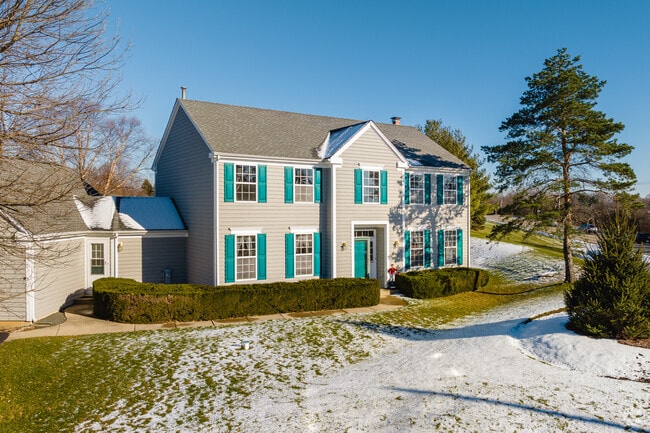 Some Oakwood Hills homes sit on large corner lots and feature colorful shutters.