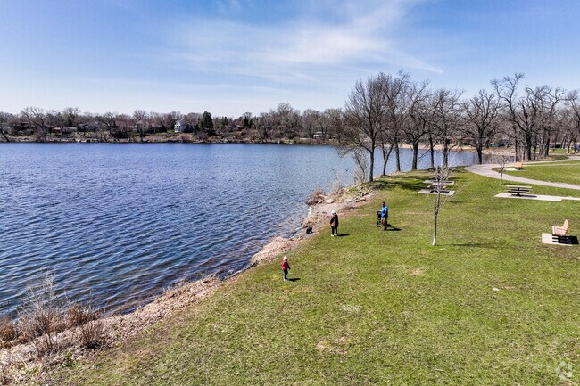 Lake Johanna in Tony Schmidt Regional Park is popular for family outings.