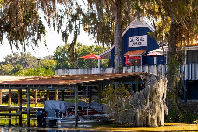 Enjoy the delicious American cuisine at Eagles Nest in Citra.