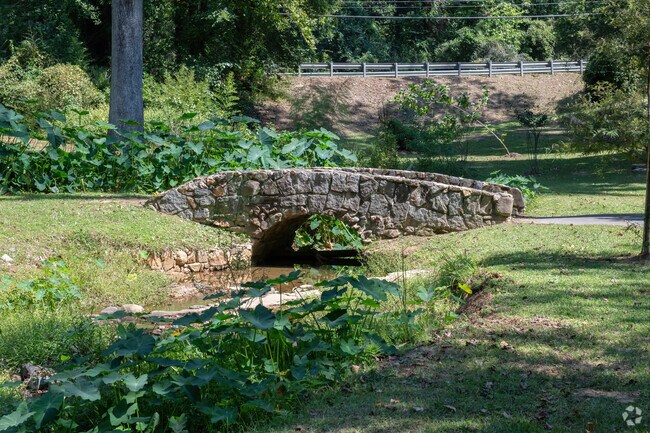 At Jackson Springs Park in the Shirley Hills Historic District neighborhood, calmness abounds.