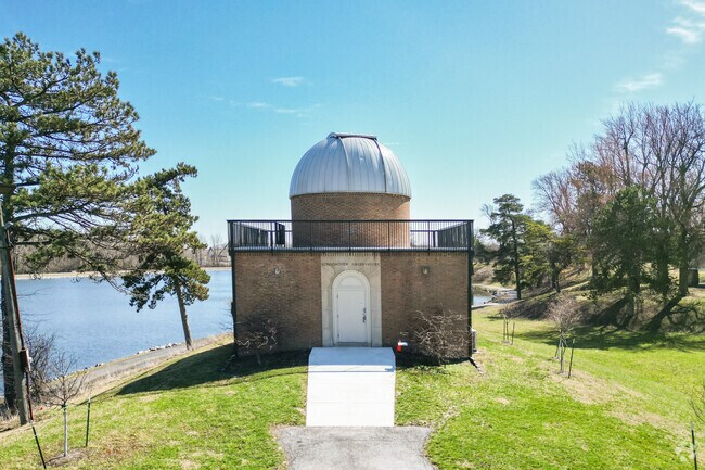 Schoonover Park in Lima has a wonderful observatory right along the lake.