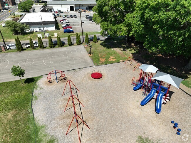 Students of South Knoxville Elementary School love the playground in South Knoxville.