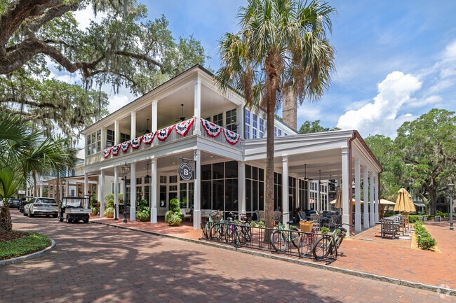 Buffalos is one of the restaurants in Palmetto Bluff.