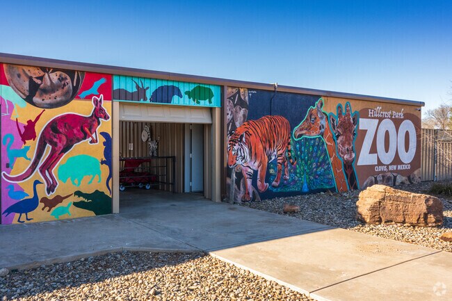 North of Portales, the Clovis Zoo features a beautiful park and many wild animals.