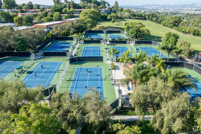 Laguna Woods Village features multiple tennis courts for active residents.