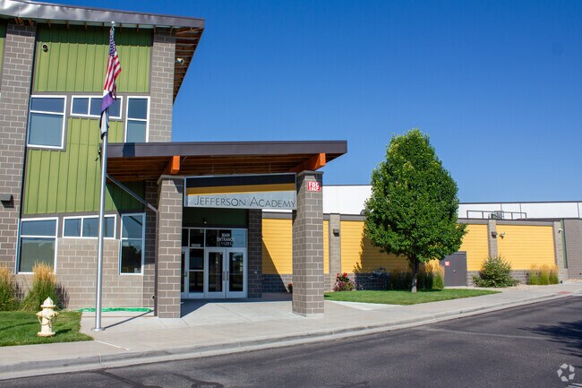 Jefferson Academy High School provides education in the neighborhood of 
Industrial Corridor.