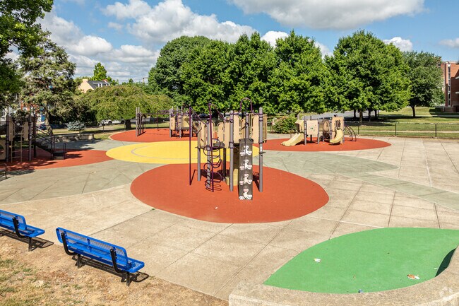 King Elementary School's playground is the perfect place for students to play.