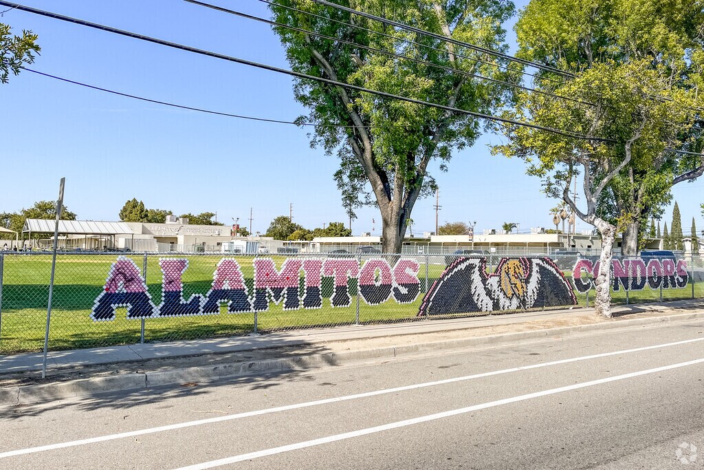 Alamitos Intermediate School welcomes students in Garden Grove.