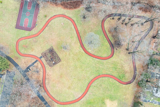 Canterbury Park features a well maintained walking path.