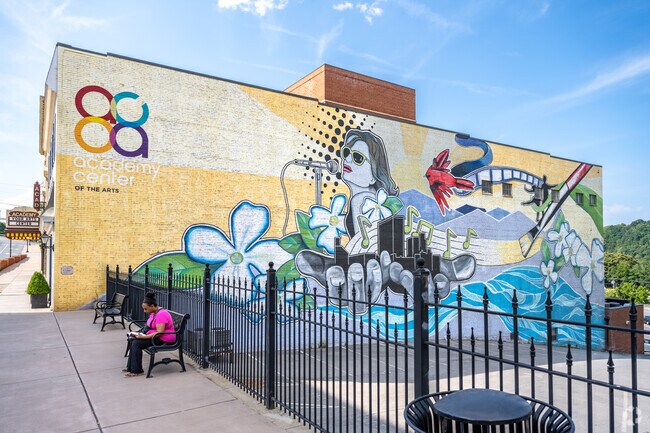 Enjoy the many murals downtown not far from White Rock Hill.