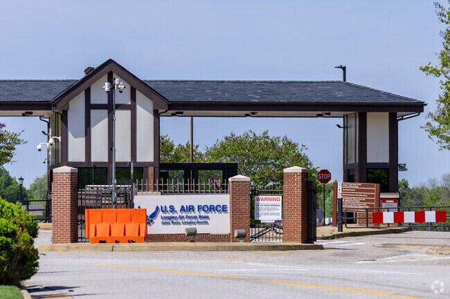 Langley Air Force Base stands as a symbol of dedication, just minutes away from the peaceful streets of Green Oaks.