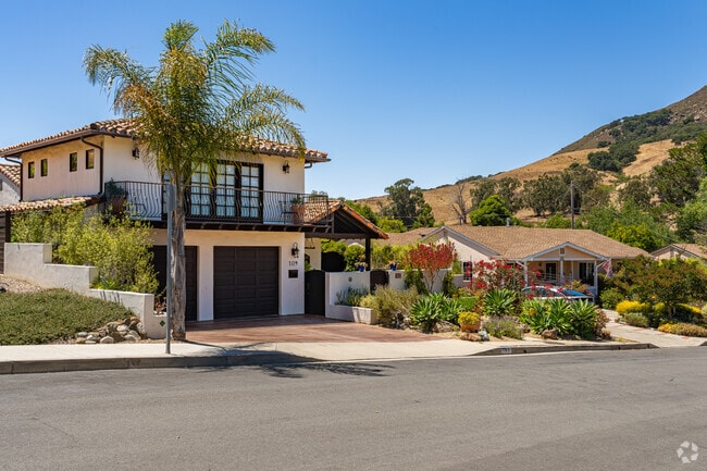 Some of the homes in Bishops Knoll have a distinct Spanish style influence.