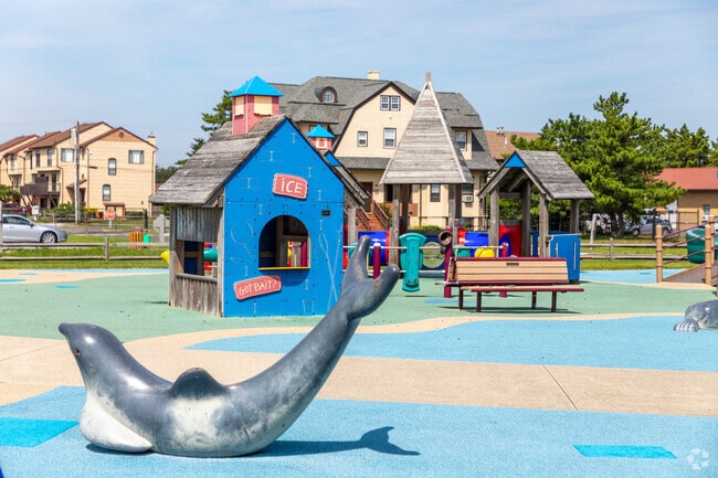 The playground at Seven Presidents Park in Long Branch is fun for all ages.