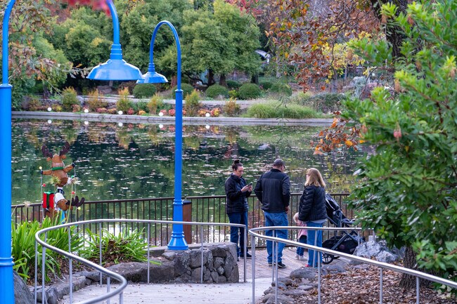 Cool off at the fun-filled Water Oasis in Gilroy Gardens, perfect for kids.