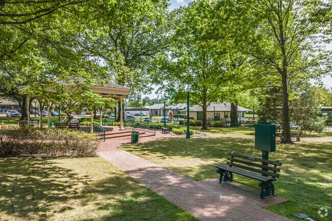 Collierville Town Square in Collierville in a popular spot for local photographers.