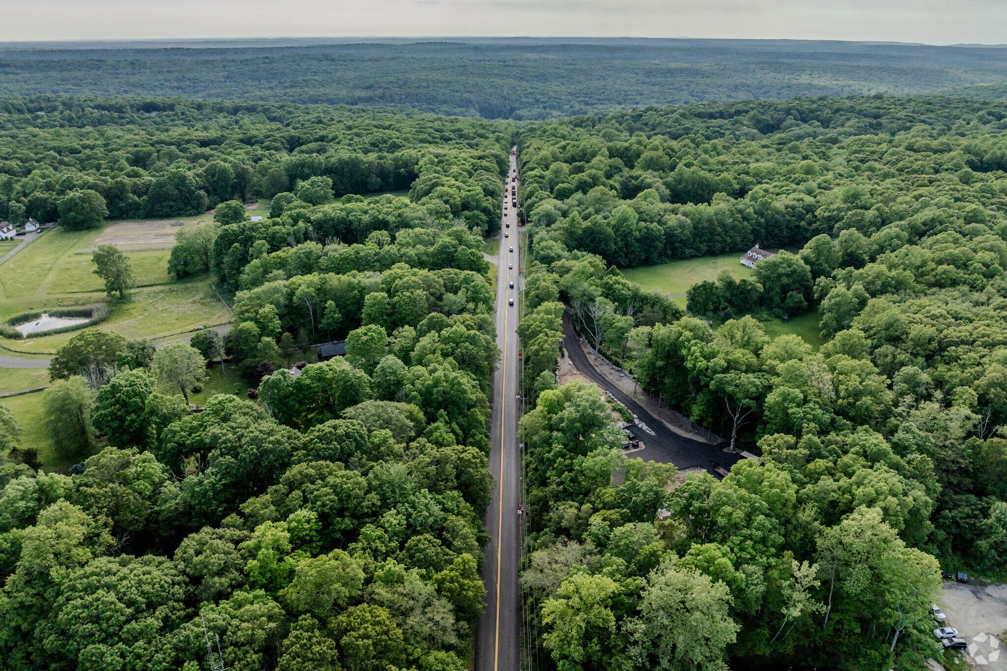 Killingworth is known for its scenic beauty, with rolling hills and forests in CT.