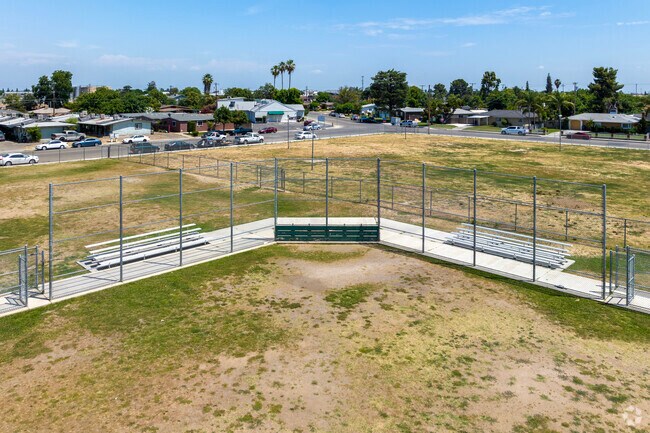 There is a baseball field at Lincoln Elementary School in Sanger.