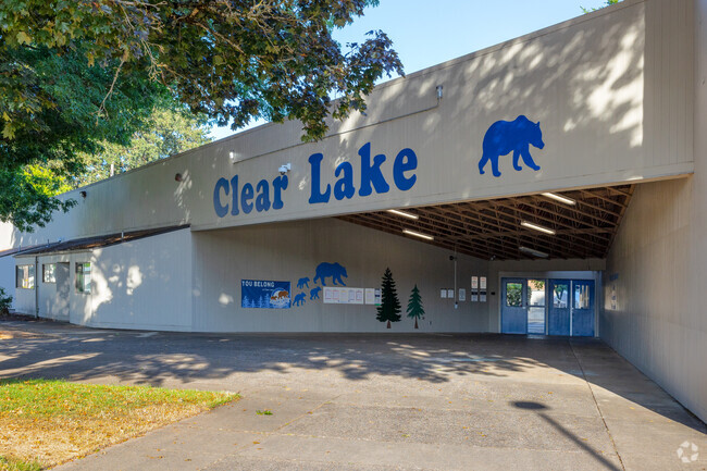 Clear Lake Elementary School serves grade levels 1-5 on Barger Dr in Eugene.