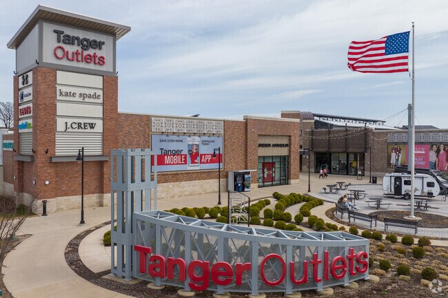 Right along highway 131 you can find Tanger Outlet to do some shopping.