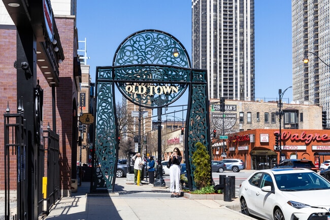 Old Town residents are known to frequent the main retail strip on Wells Street.