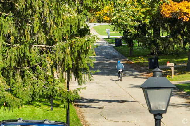 Residents enjoying a bike ride in Centerhurst neighborhood.
