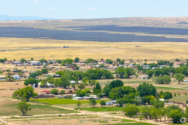 Located not far from I-25 Los Chavez residents can easily head into Albuquerque.