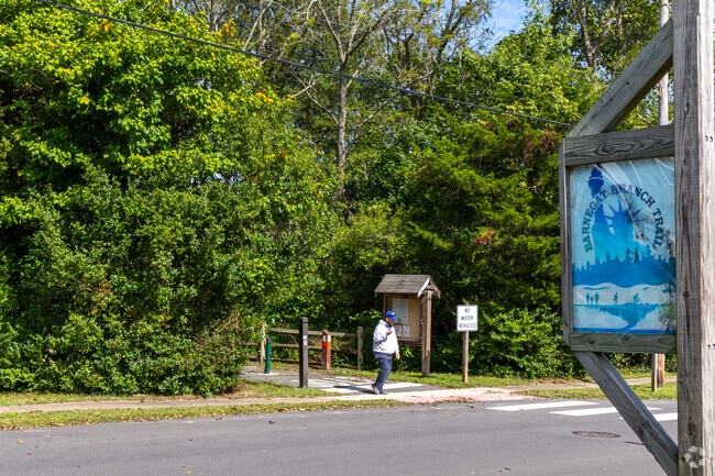 The Barnegat Branch Trail  occupies a 15.6-mile abandoned rail corridor in Ocean County.