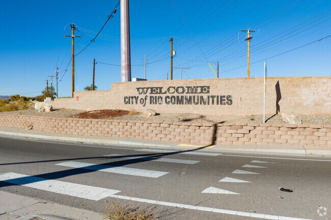 Rio Communities is an up-and-coming neighborhood near Albuquerque, New Mexico.