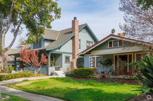 Historic homes in the craftsman style are signatures of Alhambra's style.
