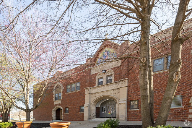 Sacred Heart School was built in 1928.