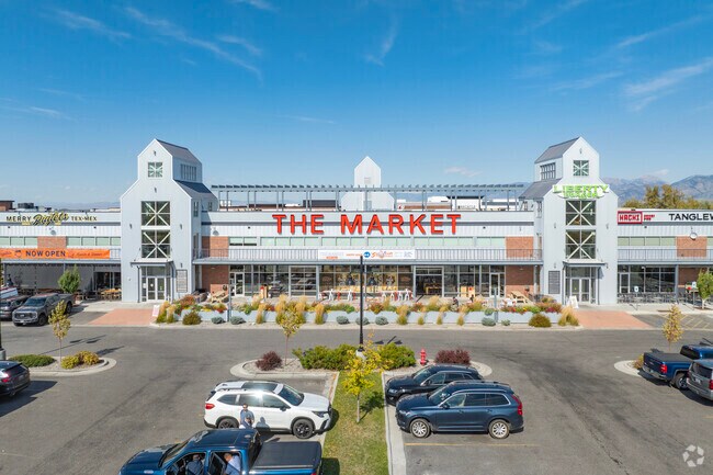 The Market is a great shopping center in the middle of King Arthur Park.