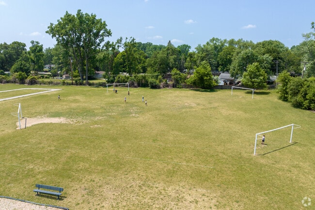 Walled Lake Consolidated Schools Mary Helen Guest Elementary School soccer fields.